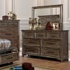 Oberon Bed in Rustic Oak Finish by Furniture of America - FOA-CM7845-B - Image 5 of 0