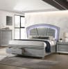 Maddie Bed in Silver Finish by Furniture of America - FOA-CM7899SV-B - Image 1 of 0