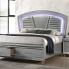 Maddie Bed in Silver Finish by Furniture of America - FOA-CM7899SV-B - Image 2 of 0