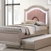 Allie Twin Bed in Rose Gold Finish by Furniture of America - FOA-CM7901RG-B - Image 2 of 0