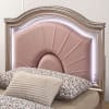 Allie Twin Bed in Rose Gold Finish by Furniture of America - FOA-CM7901RG-B - Image 4 of 0