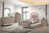 Allie Twin Bed in Rose Gold Finish by Furniture of America - FOA-CM7901RG-B - Image 5 of 0