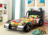 GT Racer Twin Bed in Silver/Gun Metal Finish by Furniture of America - FOA-CM7946-B - Image 1 of 0