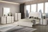 Horten Contemporary Bed in White Wash Finish by Furniture of America - FOA-FM7200WH-B - Image 2 of 0
