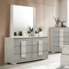 Lincolt 6 Piece Contemporary Bedroom Set in White Wash/Stone Gray Finish by Furniture of America - FOA-FM7201WH - Image 3 of 0
