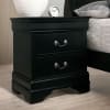 Louis Philippe 6 Piece Twin Bedroom Set in Black Finish by Furniture of America - FOA-FM7866BK-T - Image 5 of 0