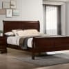 Louis Philippe Transitional Bed in Dark Cherry Finish by Furniture of America - FOA-FM7866CH-B - Image 1 of 0