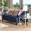Sisseton Love&nbsp;Seat&nbsp;in&nbsp;Navy&nbsp;by&nbsp;Furniture&nbsp;of&nbsp;America&nbsp;- FOA-SM2210-LV - Image 1 of 0