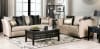 Hampden 2 Piece Sofa Set in Beige by Furniture of America - FOA-SM2273 - Image 1 of 0