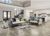 Mariella 2 Piece Sofa Set in Gray/Beige/Teal/Olive Finish by Furniture of America - FOA-SM2286 - Image 1 of 0