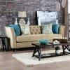 Monaghan 2 Piece Sofa Set in Camel by Furniture of America - FOA-SM2666 - Image 2 of 0