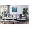 Ornella Sectional in Light Gray/Blue by Furniture of America - FOA-SM2671 - Image 4 of 0