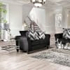 Watlington 2 Piece Sofa Set in Black Finish by Furniture of America - FOA-SM4040 - Image 3 of 0
