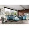 River Love&nbsp;Seat&nbsp;in&nbsp;Turquoise&nbsp;by&nbsp;Furniture&nbsp;of&nbsp;America&nbsp;- FOA-SM4120-LV - Image 2 of 0