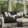 Xochitl 2 Piece Sofa Set in Dark Gray by Furniture of America - FOA-SM4130 - Image 2 of 0