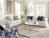 Megan Love Seat in Ivory/Blue Finish by Furniture of America - FOA-SM5141-LV - Image 2 of 0