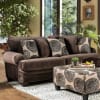 Bonaventura 2 Piece Sofa Set in Brown by Furniture of America - FOA-SM5142BR - Image 2 of 0