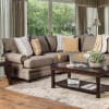 Augustina Sectional Sofa in Light Brown by Furniture of America - FOA-SM5165 - Image 2 of 0