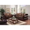 Franklin 2 Piece Sofa Set in Dark Brown by Furniture of America - FOA-SM6106N - Image 1 of 0