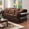 Franklin 2 Piece Sofa Set in Dark Brown by Furniture of America - FOA-SM6106N - Image 2 of 0