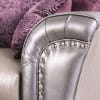 Benigno 2 Piece Sofa Set in Purple by Furniture of America - FOA-SM6412 - Image 5 of 0