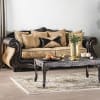Aislynn Sofa&nbsp;in&nbsp;Gold/Espresso&nbsp;by&nbsp;Furniture&nbsp;of&nbsp;America&nbsp;-&nbsp;FOA-SM6423-SF - Image 1 of 0