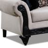 Molfetta 2 Piece Sofa Set in Light Brown/Black Finish by Furniture of America - FOA-SM7304 - Image 4 of 0