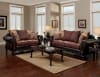 Ellis Sofa in Burgundy/Brown/Dark Cherry Finish by Furniture of America - FOA-SM7507N-SF - Image 2 of 0