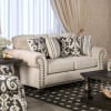 Calloway Love Seat in Ivory by Furniture of America - FOA-SM8111-LV - Image 1 of 0