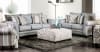 Misty 2 Piece Sofa Set in Blue Gray by Furniture of America - FOA-SM8141 - Image 2 of 0