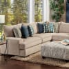 Eastleigh Sectional Sofa in Tan Finish by Furniture of America - FOA-SM8187 - Image 2 of 0