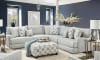 Pelham Sectional Sofa in Gray Finish by Furniture of America - FOA-SM8189 - Image 1 of 0
