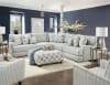 Pelham Sectional Sofa in Gray Finish by Furniture of America - FOA-SM8189 - Image 2 of 0