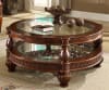 Traditional Cherry Finish 3 Piece Occasional Table Set by Homey Design - HD-1521 - Image 2 of 0