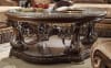 European Sofa with Tasseled Skirt Apron by Homey Design - HD-1631-S - Image 5 of 0