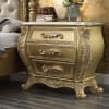 Versailles 6 Piece Bedroom Set in Metallic Antique Gold Finish by Homey Design - HD-1801 - Image 3 of 0