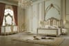 6 Piece Eastern King Bedroom Set in Champagne Gold and Pearl Finish by Homey Design - HD-1812 - Image 1 of 0