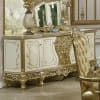 6 Piece Eastern King Bedroom Set in Champagne Gold and Pearl Finish by Homey Design - HD-1812 - Image 3 of 0