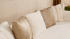 Contemporary Loveseat in White and Gold Accents Finish by Homey Design - HD-2131-L - Image 4 of 0