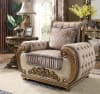 Traditional Perfect Brown Solid Wood Sofa by Homey Design - HD-25-S - Image 3 of 0