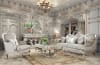 Bella Lusso Sofa in Metallic Silver Finish by Homey Design - HD-2662-S - Image 2 of 0