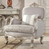 Bella Lusso Sofa in Metallic Silver Finish by Homey Design - HD-2662-S - Image 3 of 0