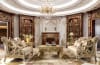 Luxury Upholstered Loveseat by Homey Design - HD-2663-L - Image 2 of 0