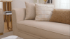 2 Piece Contemporary Living Room Set in Soft Neutral and Gold Accents Finish by Homey Design - HD-3181 - Image 5 of 0
