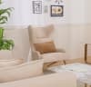 Contemporary Armchair in Soft Neutral and Gold Accents Finish by Homey Design - HD-3181-C - Image 1 of 0