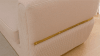 Contemporary Loveseat in Soft Neutral and Gold Accents Finish by Homey Design - HD-3181-L - Image 2 of 0