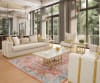 2 Piece Living Room Set in White and Gold Finish by Homey Design - HD-3183 - Image 1 of 0