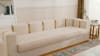 2 Piece Living Room Set in White and Gold Finish by Homey Design - HD-3183 - Image 2 of 0