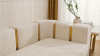 2 Piece Living Room Set in White and Gold Finish by Homey Design - HD-3183 - Image 3 of 0