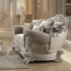 Georgian Traditional Silver Trim Loveseat by Homey Design - HD-372-L - Image 1 of 0